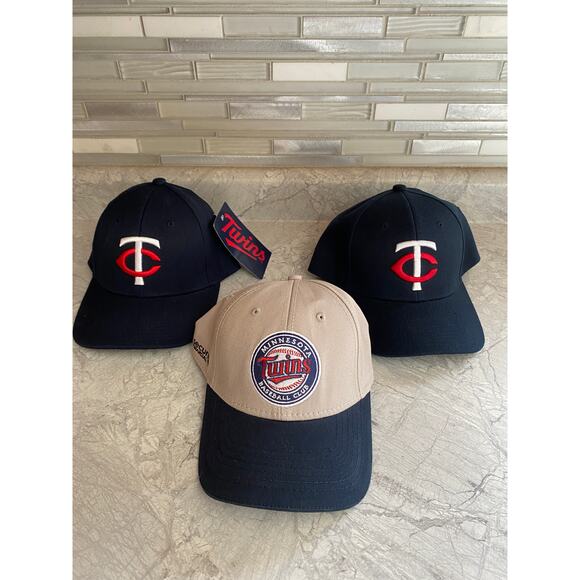 Lot of 3 Minnesota Twins Stadium Giveaway Baseball Hats - Picture 2 of 9